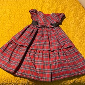 5T Formal Plaid Christmas dress